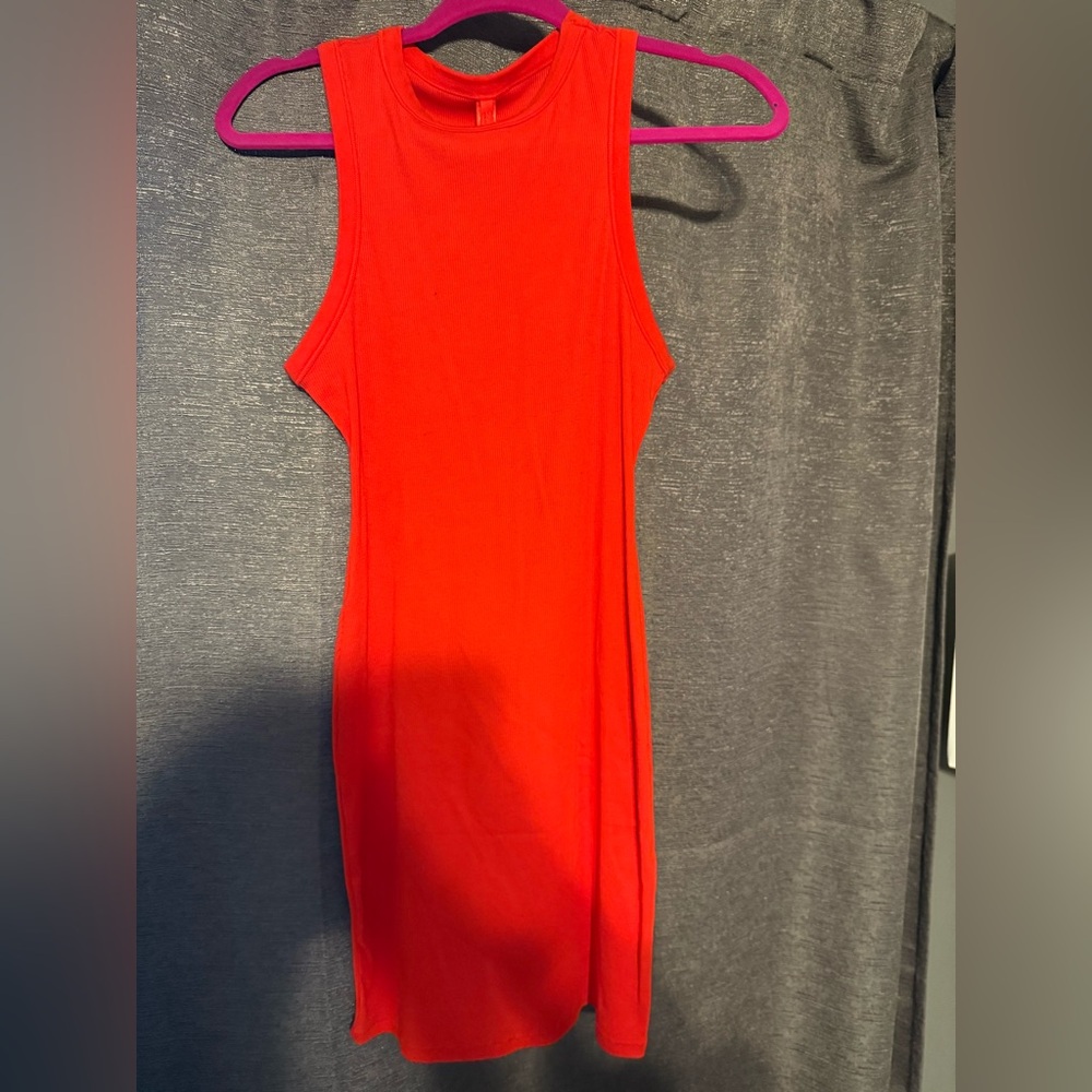 Mini red skims dress - size medium